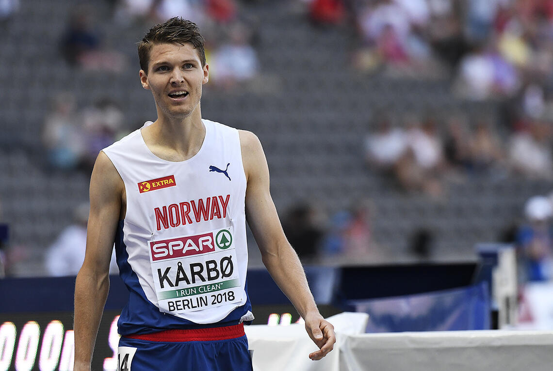 Tom Erling Kårbø sprang godt i EM, og no er han klar for NM. (Foto: Bjørn Johannessen)