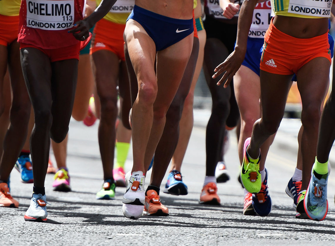 Gjer moderne skoteknologi at løparar ikkje lenger konkurrerer på like vilkår? (Foto: Bjørn Johannessen)