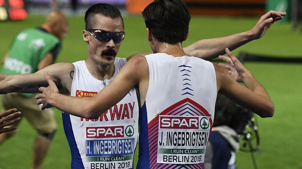 I møte med noe av de aller beste løperne i verden tok Henrik og Jakob Ingebrigtsen hver sin tredjeplass. (Arkivfoto: Bjørn Johannessen) 