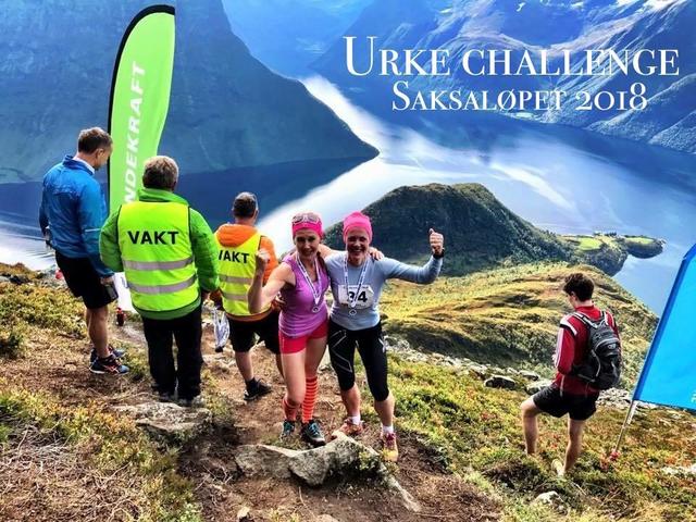 I målområdet på fjellet Saksa i Hjørundfjorden på Sunnmøre