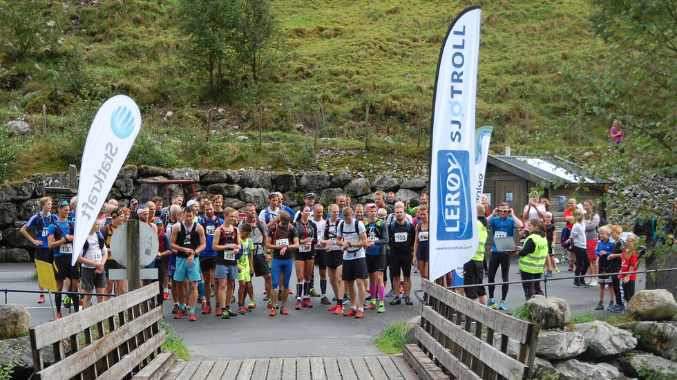 Klart for start. Foto : Arrangøren