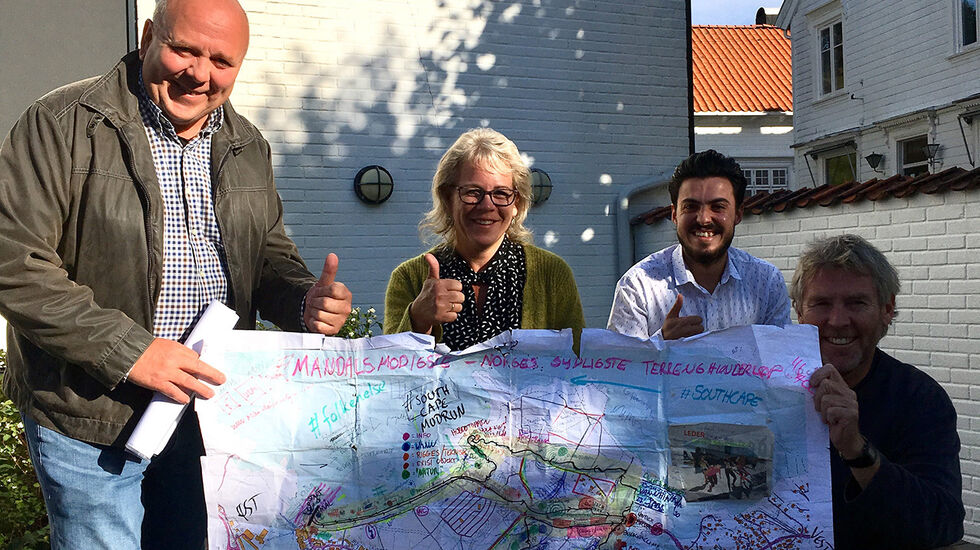 Initiativtagerne til det nye hinderløpet på Sørlandet er spente før premiéren den 6. oktober. (Alle foto: arrangøren)