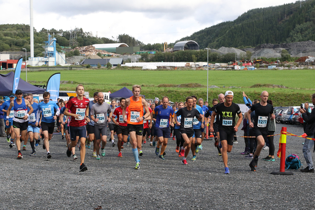 Fra starten halvmaraton som samlet flest deltagere denne gang
