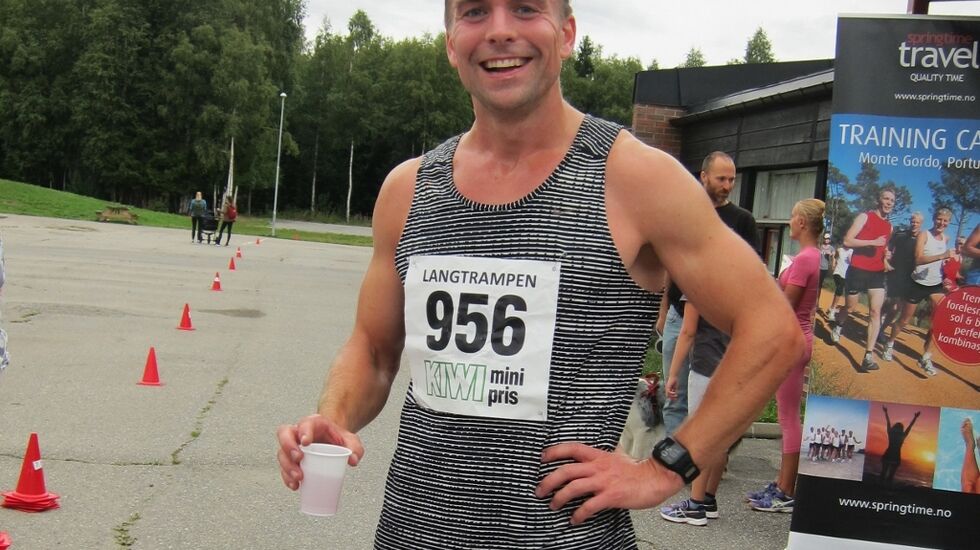 Erik Forbord satte ny løyperekord i den 5,6 km lange Preståsrunden. (Foto: Toril Blakkisrud)