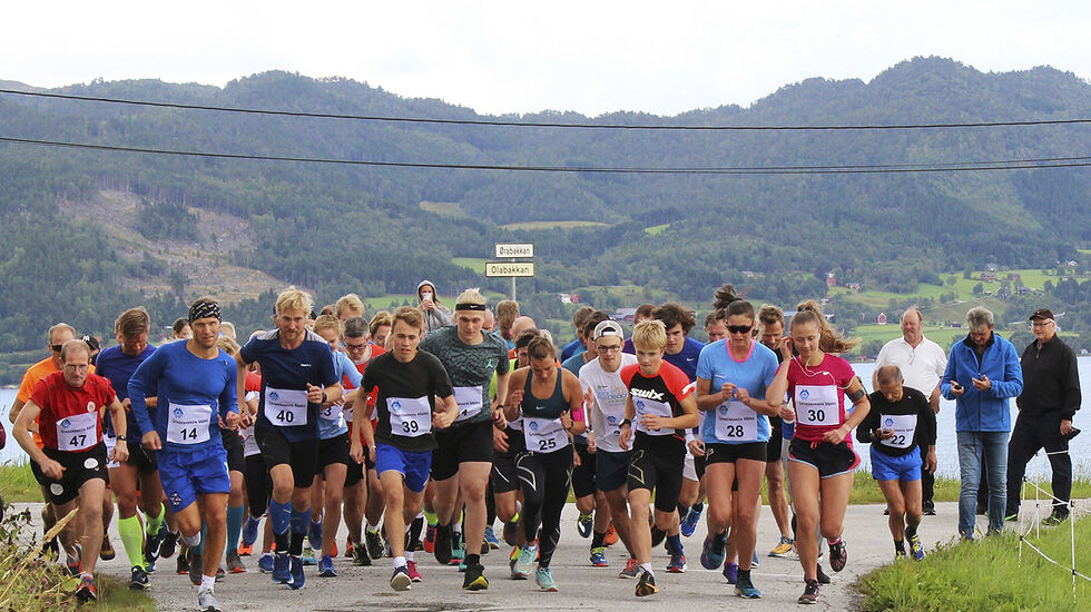49 løp den 10 km lange Flemstubben på tid. (Foto: Per Kåre Gagnat)