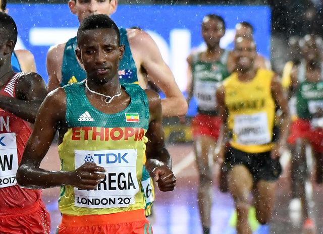 Selemon Barega satte juniorverdensrekord på 5000 m. (Arkivfoto: Bjørn Johannessen)