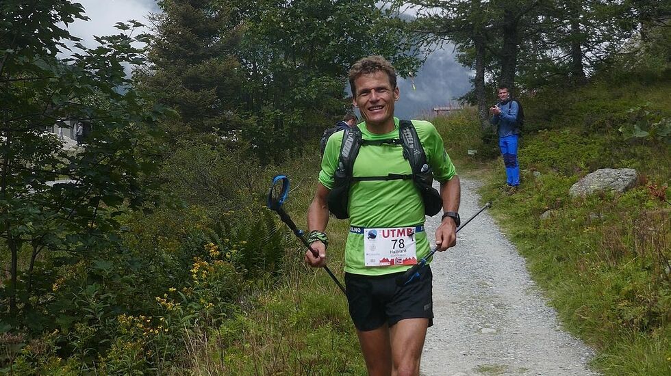 Hallvard Schjølberg fra Lofoten var den største norske terrengultrastjernen i fjor. Blir det han eller noen annen som presterer best i VM 8. juni? (Foto: Elisabeth Borgersen fra fjorårets UTMB der Hallvard kom på 4. plass)