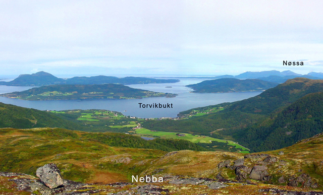 Et lite utsnitt av det panoramaet som møter løperne på lørdag