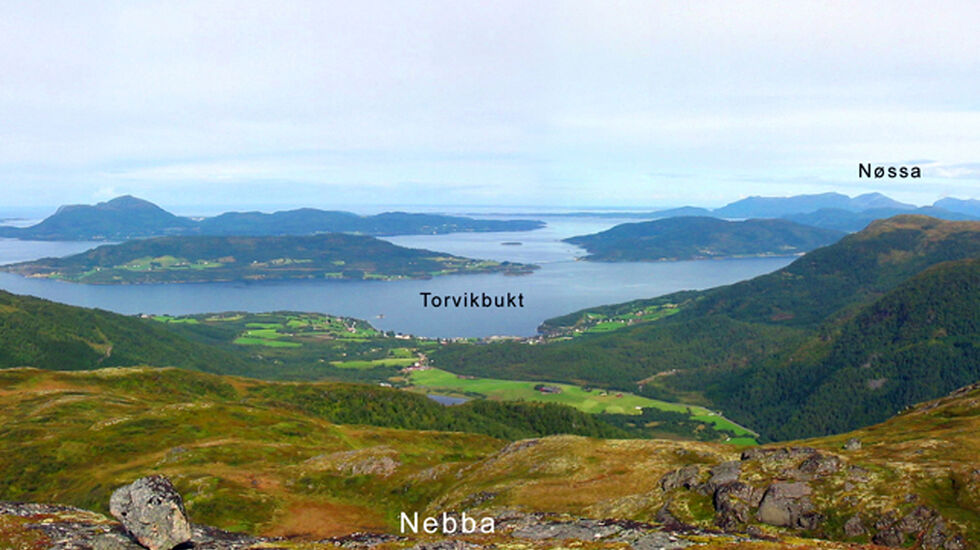 Et lite utsnitt av det panoramaet som møter løperne på lørdag