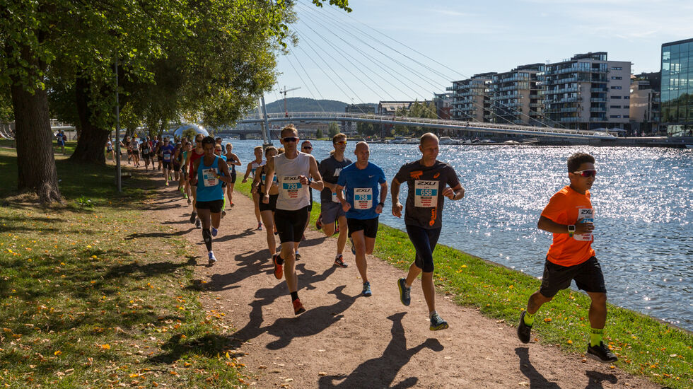 Fra fjorårets Drammensmaraton. (Foto: Sylvain Cavatz)