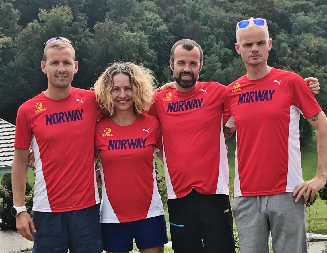 Den norske troppen sist det ble arrangert VM på 100 km, i Kroatia 2018, da Didrik Hermansen, Therese Falk, Svein-Ove Risa og Bjørn Tore Kronen Taranger representerte Norge.