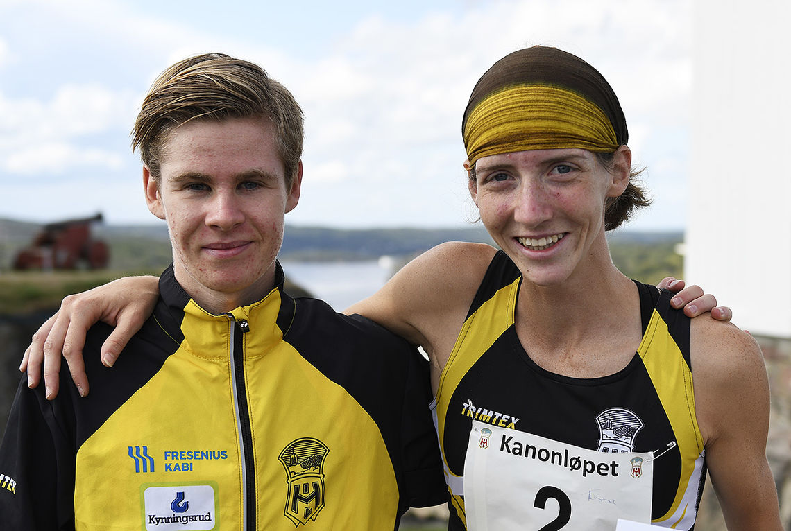 I likhet med i fjor var det Trym Tønnesen og Tessa Frenay som vant Kanonløpet i Halden. (Alle foto: Bjørn Johannessen)