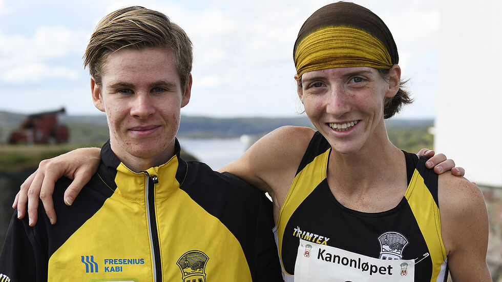 I likhet med i fjor var det Trym Tønnesen og Tessa Frenay som vant Kanonløpet i Halden. (Alle foto: Bjørn Johannessen)