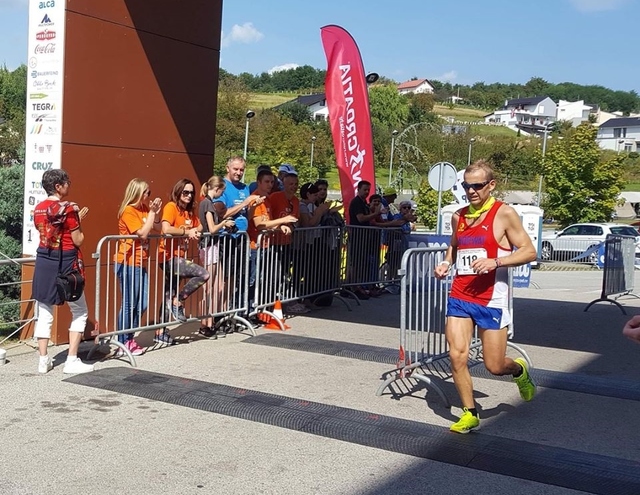 Didrik Hermansen løper inn til 15. plass i VM 100 km for andre gang på rad. (Privat foto)