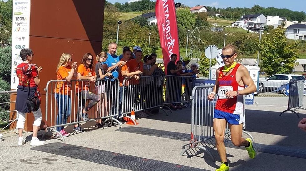 Didrik Hermansen løper inn til 15. plass i VM 100 km for andre gang på rad. (Privat foto)