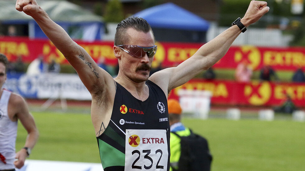 Henrik Ingebrigtsen viste god høstform da han løp det 3,05 km lange Mosvannsløpet på 8.06. (Arkivfoto: Arne Dag Mying) 
