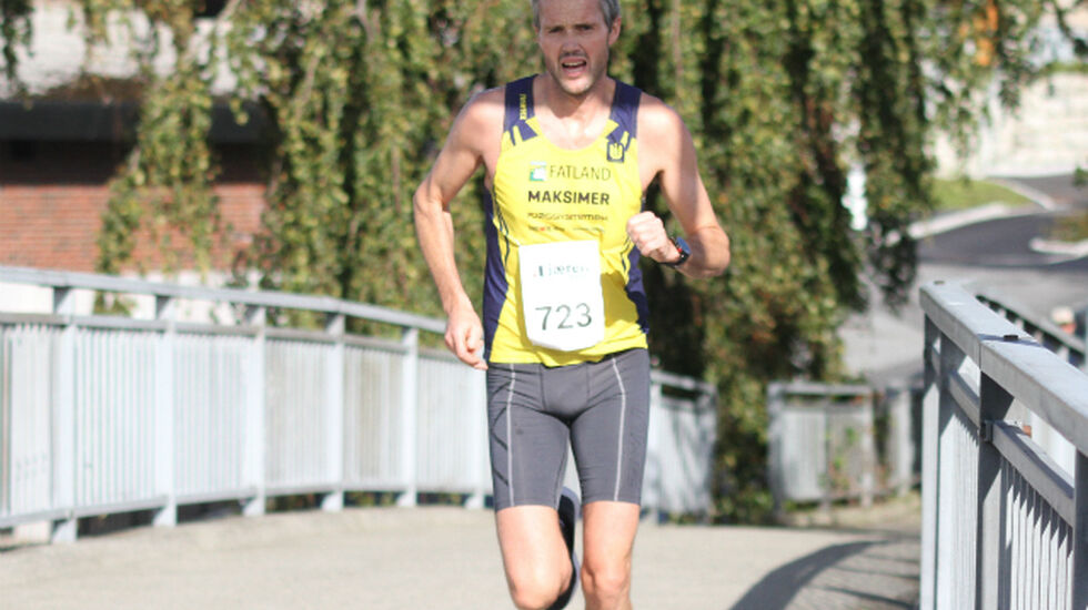 Jarle Risa inn til klar seier i langløypa som målte ca: 11,1km. Foto: Thomas Hetland.