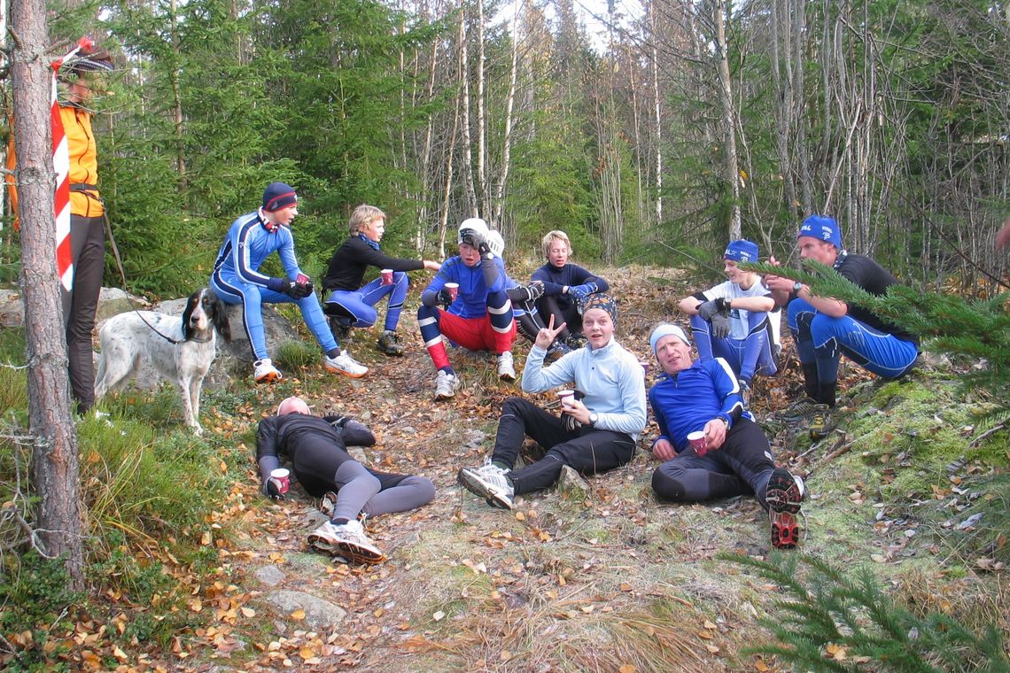 Historisk bilde fra den aller første utgaven av Stavåsbratta Opp arrangert av Rune Gilde og Hernes IL 29.10.2006.