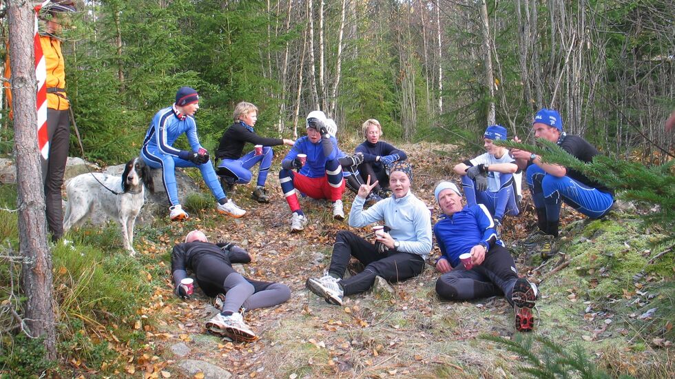 Historisk bilde fra den aller første utgaven av Stavåsbratta Opp arrangert av Rune Gilde og Hernes IL 29.10.2006.