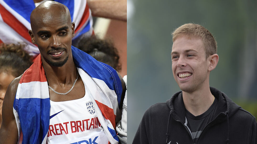 I banekarrieren måtte Galen Rupp (til høyre) stort sett se opp til Mo Farah som var hakket bedre. Nå møtes de til dyst som maratonløpere. (Foto: Bjørn Johannessen)