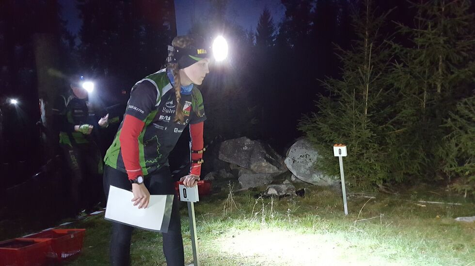 Evine Westli Andersen, Løten OL klar til start. (Foto: Stein Arne Negård)