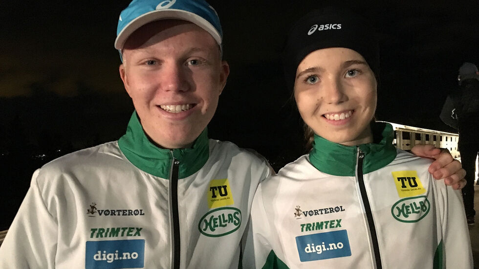 Det ble seire i år som i fjor for Mørk&Mørk. Her etter fjorårets løp. (Foto: Per-Øyvind Mørk)