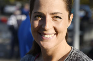 Therese Bøkeid liker å løpe i terrenget. Desto lengre, desto bedre. (Foto: Bjørn Johannessen)