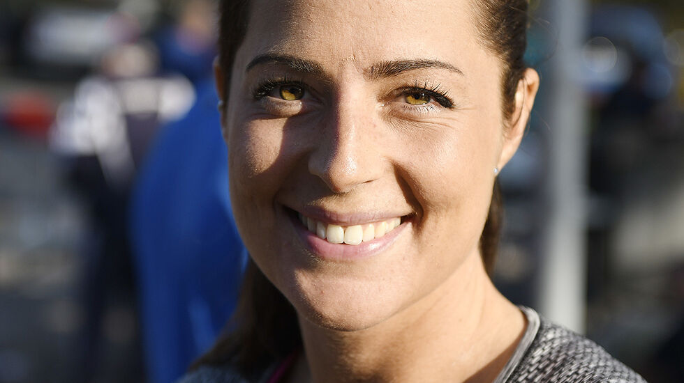 Therese Bøkeid liker å løpe i terrenget. Desto lengre, desto bedre. (Foto: Bjørn Johannessen)