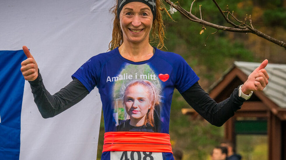 Marit Stuhaug, Tambarskjelvar IL satte ny løyperekord på 10 km kvinner med tiden 41,28 (Alle foto: Ian Cassels)