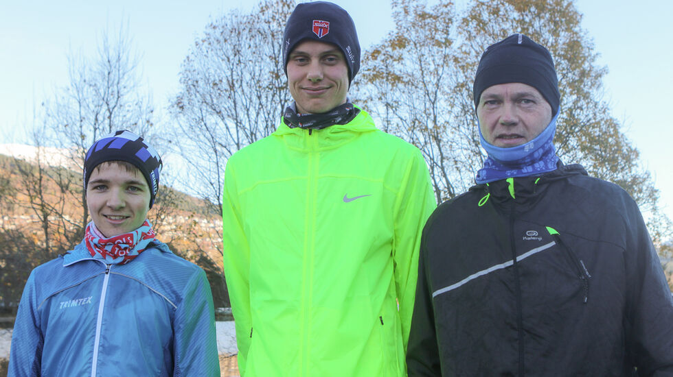 Ludvik Markussen, Andreas Vangsnes og Jørn Helge Egset. Foto: Martin Hauge-Nilsen