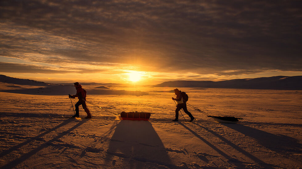 7. mars 2019 starter den 10. utgaven av Åsnes Expedition Amundsen. (Foto: Kai-Otto Melau/Xtremeidfjord)