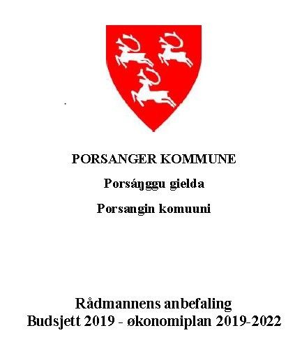 Bilde forside budsjettforslaget for 2019 til 2022