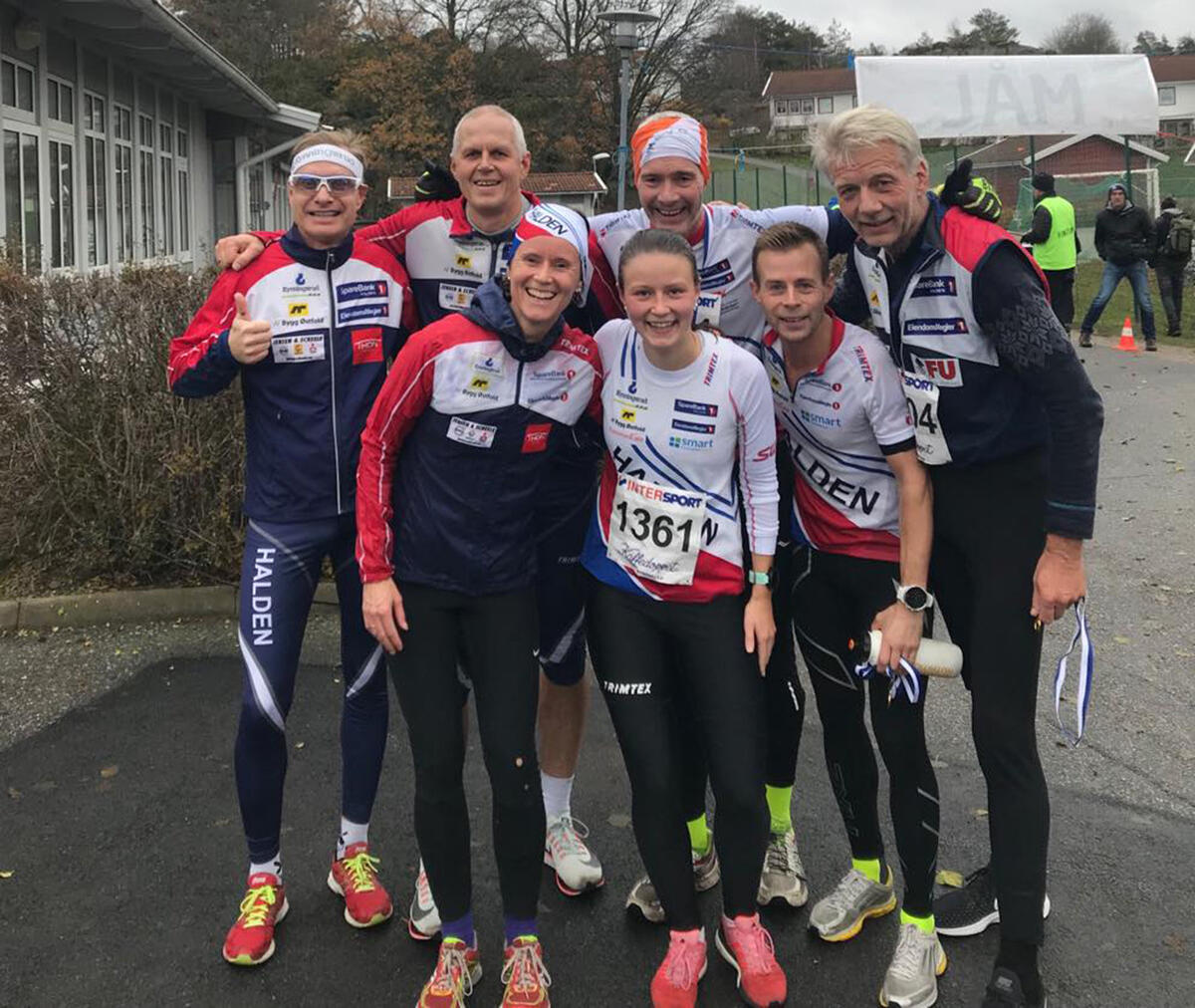 En stor gjeng fra Halden Skiklubb deltok. (Foto: privat)