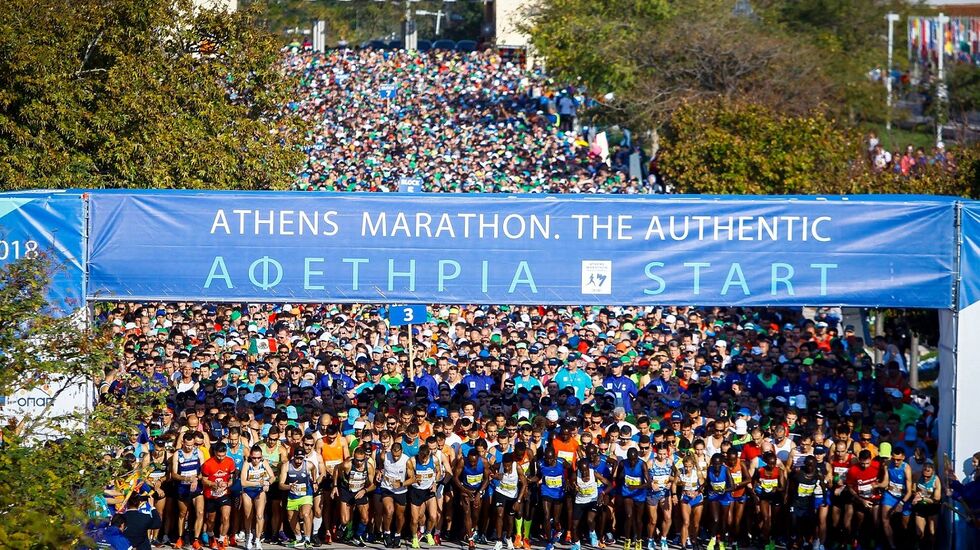Athens Marathon - the authentic! (Foto fra løpets facebookside)