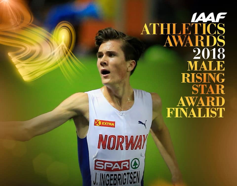 Jakob Ingebrigtsen kan bli Rising Star også globalt sett. (Foto: IAAF)