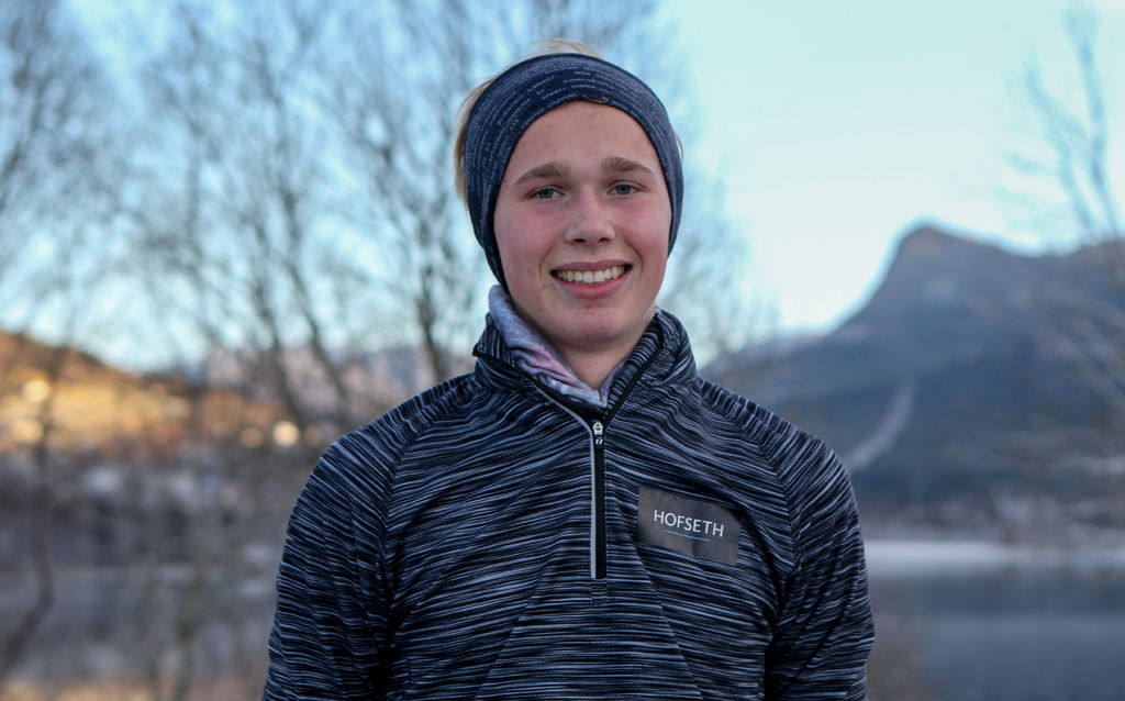 Håkon Stavik med ny løyperekord med tiden 19.01. Foto: Martin Hauge-Nilsen