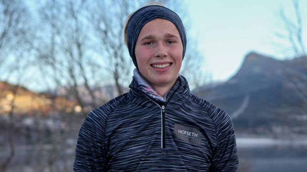 Håkon Stavik med ny løyperekord med tiden 19.01. Foto: Martin Hauge-Nilsen