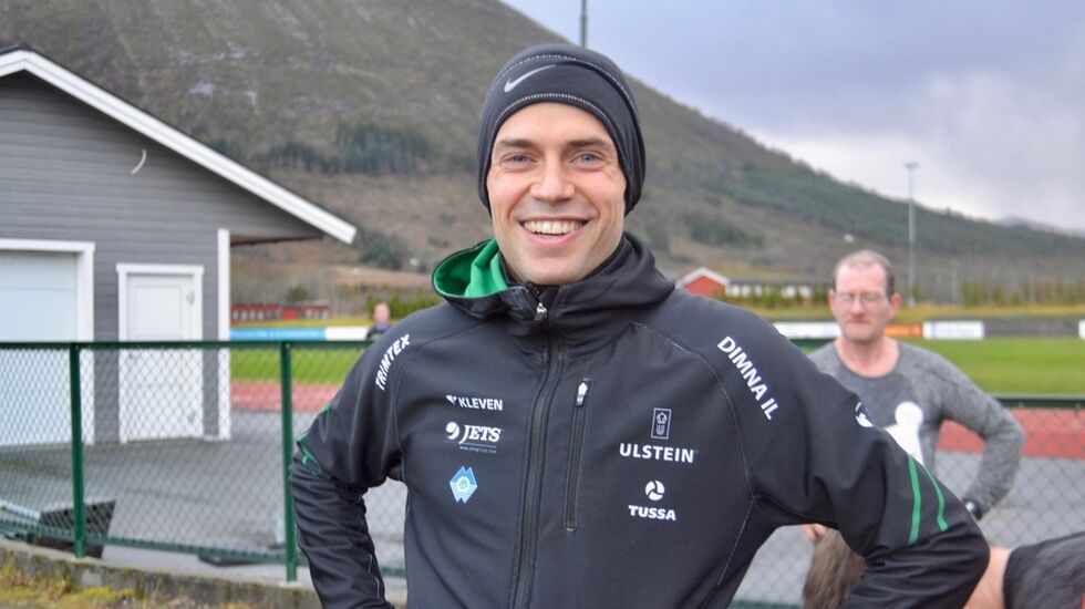 Ådne Andersen satte alle på plass i lørdagens løp på Hareid. Foto: Einar Orten Trovåg