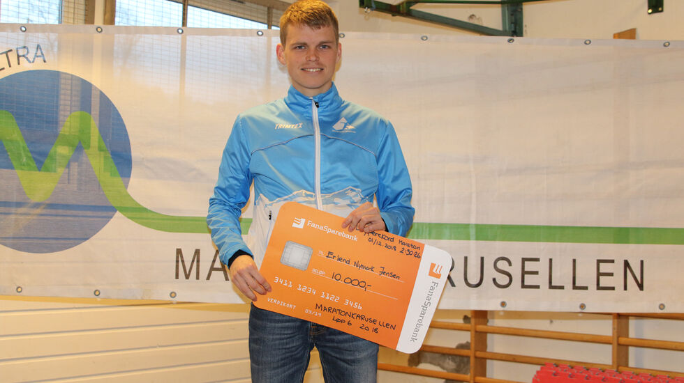 Erlend Nymark Jensen satte rekord i Maratonkarusellen