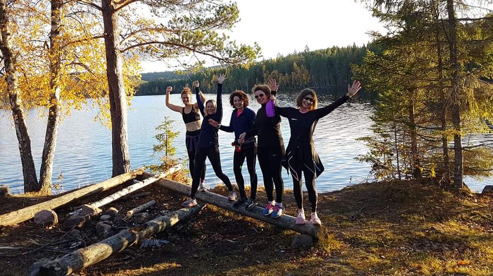 Kondistrening på Gran