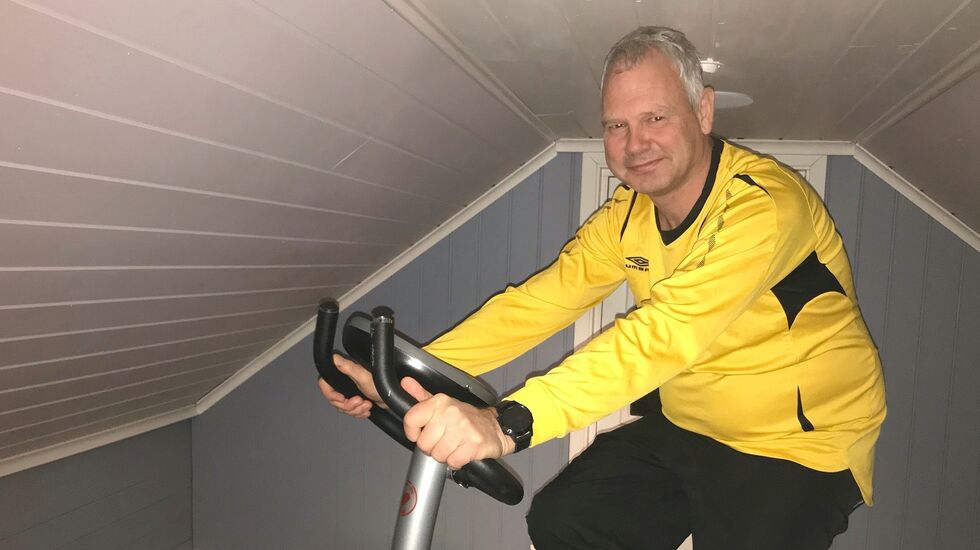 Overrasket: Øyvind Seland ble svært overrasket og glad da vi ringte ham for å fortelle at han hadde vunnet en hotell-weekend for to. Foto: Privat