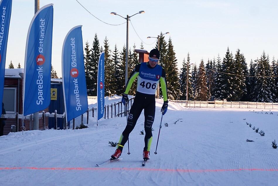 Johannes Bordal, Mjøs Ski, vant herreklassen i Nordmarka Rundt. (Arkivfoto: Stein Arne Negård)