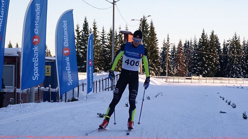 Johannes Bordal, Mjøs Ski, vant herreklassen i Nordmarka Rundt. (Arkivfoto: Stein Arne Negård)