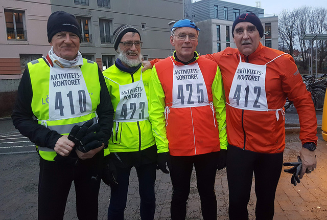 Fornøyde deltakere etter den 50. utgaven av Nyttårsløpet i Trondheim. (Alle foto: Bjørn Bryn Anthun)