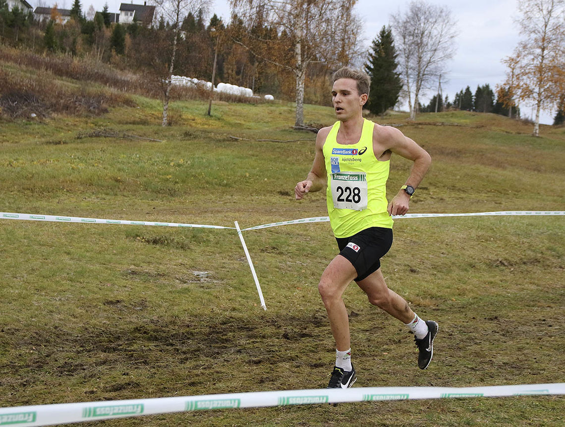 Didrik Tønseth, som i fjor løp inn til gull i NM terrengløp, vil i år løpe for Mosvik IL. (Foto: Runar Gilberg)