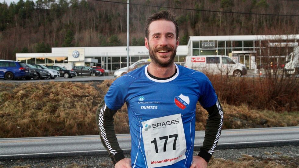Marcus Megrund var bare 1 minutt og 19 sekund bak løyperekorden på 10 km