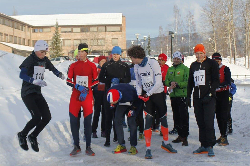 1. løp i Telemark Vinterkarusell ble arrangert med 23 løpere på startstreken. (Alle foto: arrangøren)