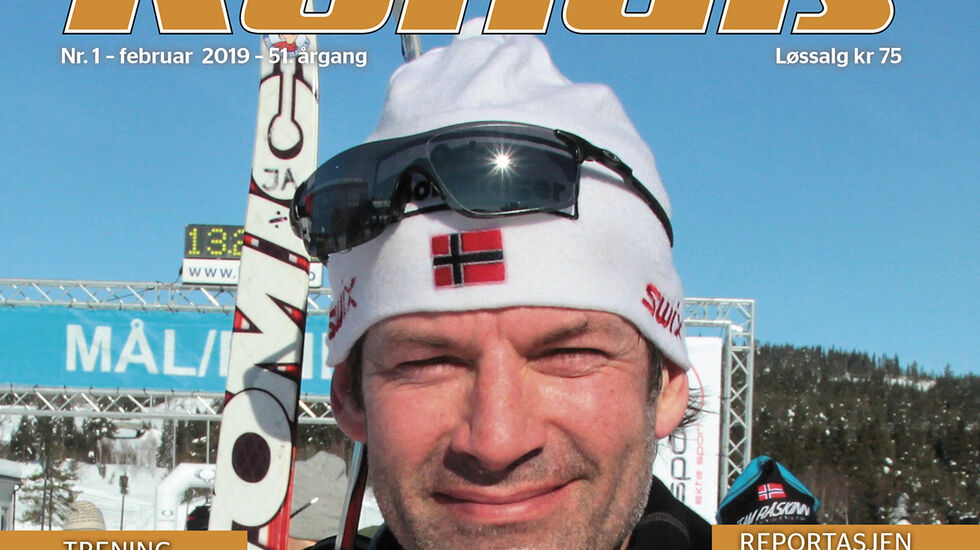Jon Almaas fotografert etter at han i fjor fullførte Birkebeinerrennet for 17. gang. (Foto: Finn Olsen)