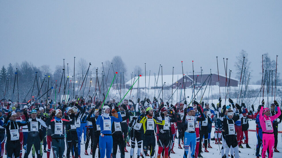 I år flyttes start og mål på Holmenkollmarsjen til Brovoll. (Foto: Christian Haukli)