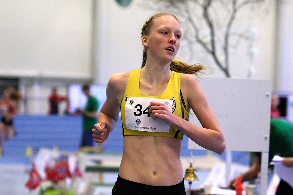 Grethe Tyldum kan nå kalle seg ungdomsmester på 1500 meter